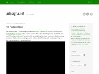 adesigna.net Webseite Vorschau