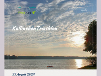 kallinchen-triathlon.de Webseite Vorschau