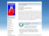 a52stoppen.de Webseite Vorschau