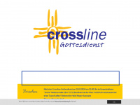 crossline-gottesdienst.de Webseite Vorschau