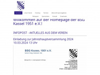 bsg-kassel.de Webseite Vorschau