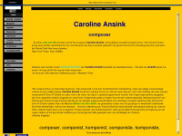 ansink-composer.com Webseite Vorschau
