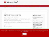feuerwehr-wintershof.de Webseite Vorschau
