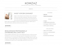 komzaz.ch Webseite Vorschau