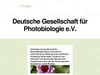 photobiologie.org Webseite Vorschau