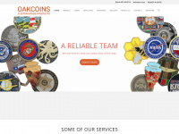 oakcoins.com Webseite Vorschau
