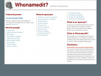whonamedit.com Webseite Vorschau