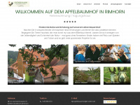 apfelbaumhof-odenwald.de Webseite Vorschau