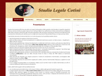 studiolegalecotini.it Webseite Vorschau