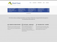 musik-power.biz Webseite Vorschau