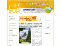 peterpaulskirche.de Webseite Vorschau