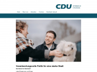 cdu-steinbach.de Webseite Vorschau