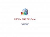 forum1welt.de Webseite Vorschau