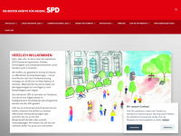 spd-harheim.de Webseite Vorschau
