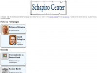 schapiro.org Webseite Vorschau