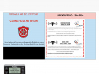 feuerwehr-gernsheim.de Webseite Vorschau