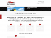 akkupower.at Webseite Vorschau