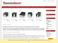 powertec-energy.de Webseite Vorschau