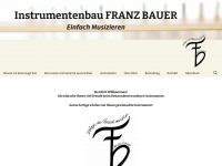 instrumentenbauer.net Webseite Vorschau