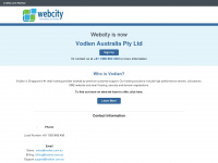 webcity.com.au Webseite Vorschau