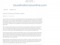 laurelhollomanonline.com Webseite Vorschau