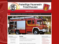 feuerwehr-froschhausen.de Webseite Vorschau