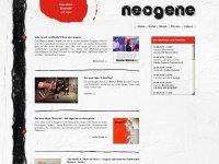 neogene.de Webseite Vorschau