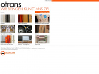 otrans.at Webseite Vorschau