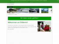 poettlerhof.at Webseite Vorschau
