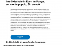 skischule-eben.at Webseite Vorschau