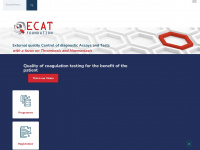 ecat.nl Webseite Vorschau