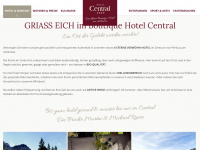 central-pertisau.at Webseite Vorschau