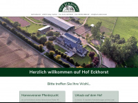 hof-eckhorst.de Webseite Vorschau