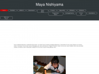 maya-nishiyama.de Webseite Vorschau