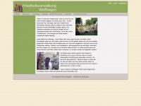 friedhof-wolfhagen.de Webseite Vorschau