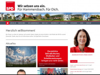 spd-hammersbach.de Webseite Vorschau