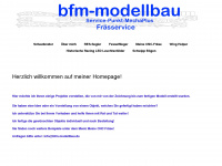 bfm-modellbau.de Webseite Vorschau