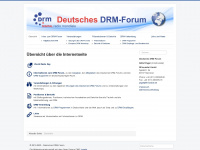 deutsches-drm-forum.de Webseite Vorschau