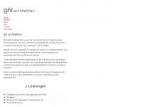 ghl-architekten.de Webseite Vorschau