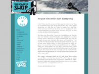 the-boardershop.de Webseite Vorschau