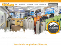 sport-hanzmann.at Webseite Vorschau