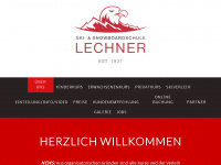 skischule-lechner.at Webseite Vorschau