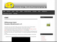 geseker-modellverein.de Webseite Vorschau