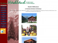 hoechhaeusl.at Webseite Vorschau