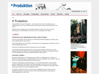 k-produktion.de Webseite Vorschau