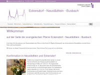 eckersdorf-evangelisch.de Webseite Vorschau