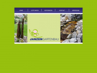 janzen-gartenbau.de Webseite Vorschau