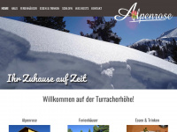 alpenrose-pichler.at Webseite Vorschau
