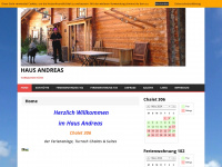 turrach-haus-andreas.at Webseite Vorschau