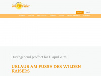 wilderkaiser.org Webseite Vorschau